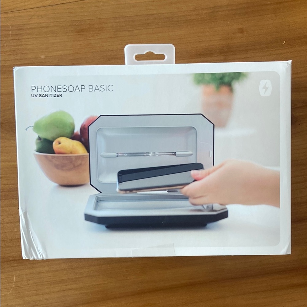 PhoneSoap Basic UV Sanitizer Box- Gray New in Box